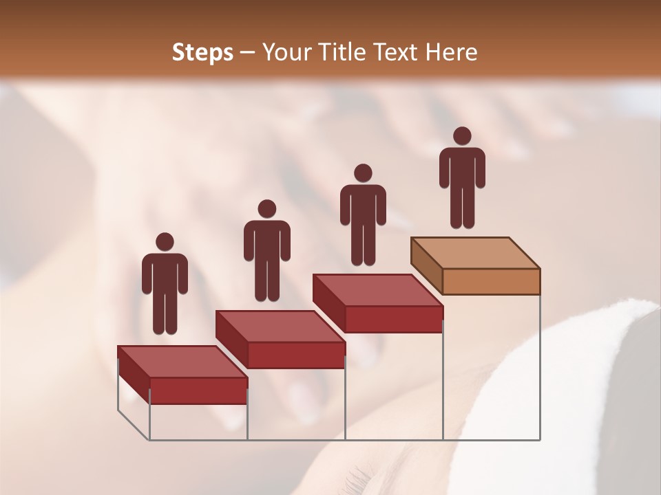 Background Perspective Of Red Roof Clay Tiles PowerPoint Template