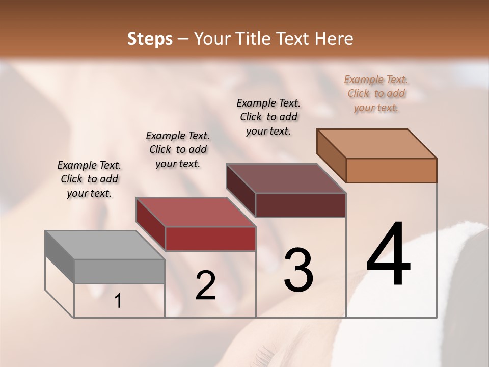 Background Perspective Of Red Roof Clay Tiles PowerPoint Template