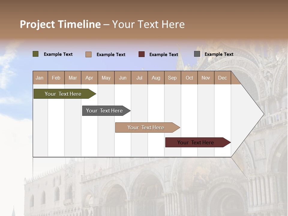 View Of Saint Mark Cathedral In Venice, Italy PowerPoint Template