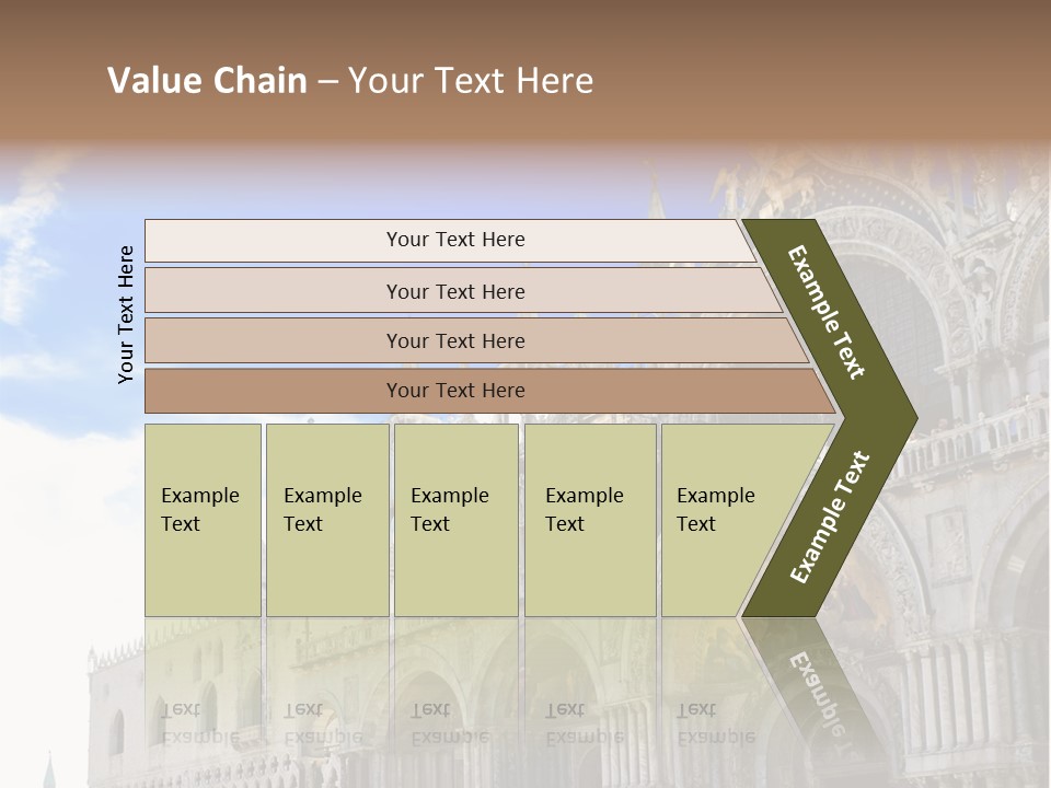View Of Saint Mark Cathedral In Venice, Italy PowerPoint Template