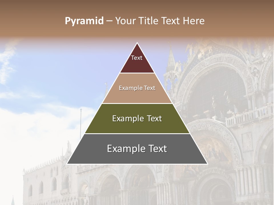 View Of Saint Mark Cathedral In Venice, Italy PowerPoint Template