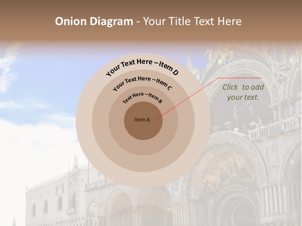 View Of Saint Mark Cathedral In Venice, Italy PowerPoint Template