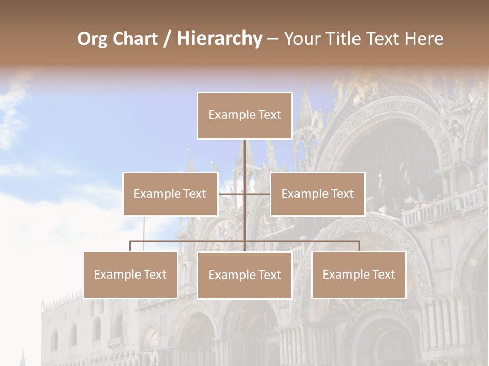 View Of Saint Mark Cathedral In Venice, Italy PowerPoint Template