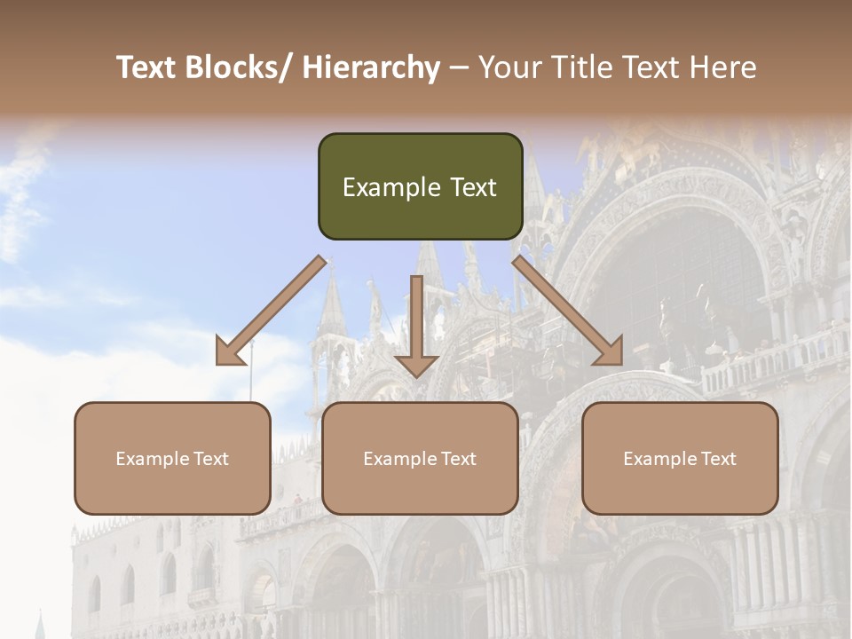 View Of Saint Mark Cathedral In Venice, Italy PowerPoint Template