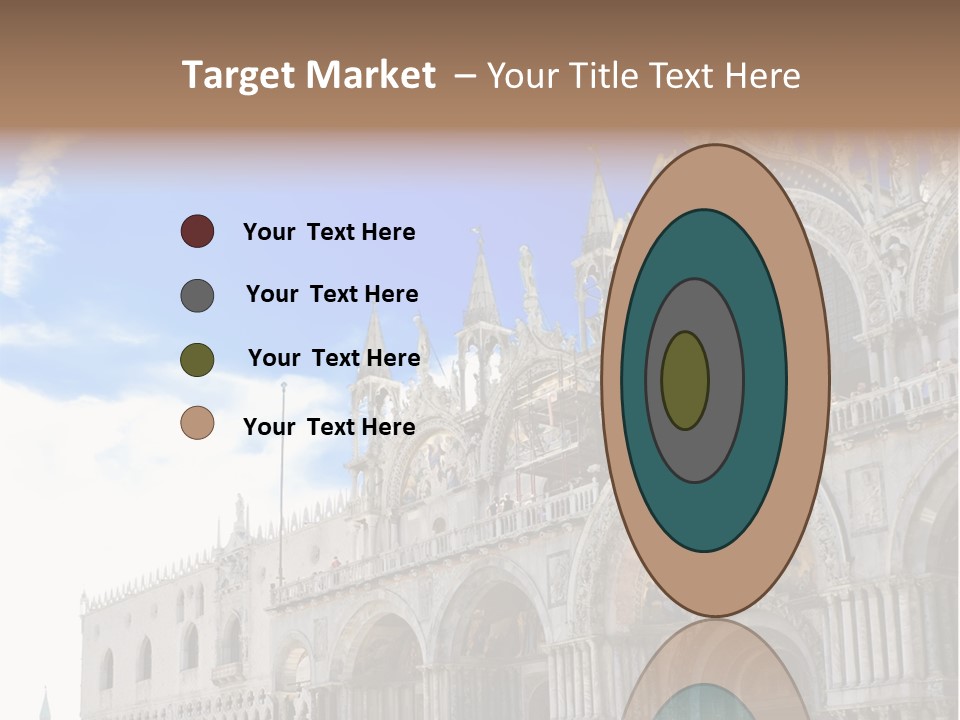 View Of Saint Mark Cathedral In Venice, Italy PowerPoint Template