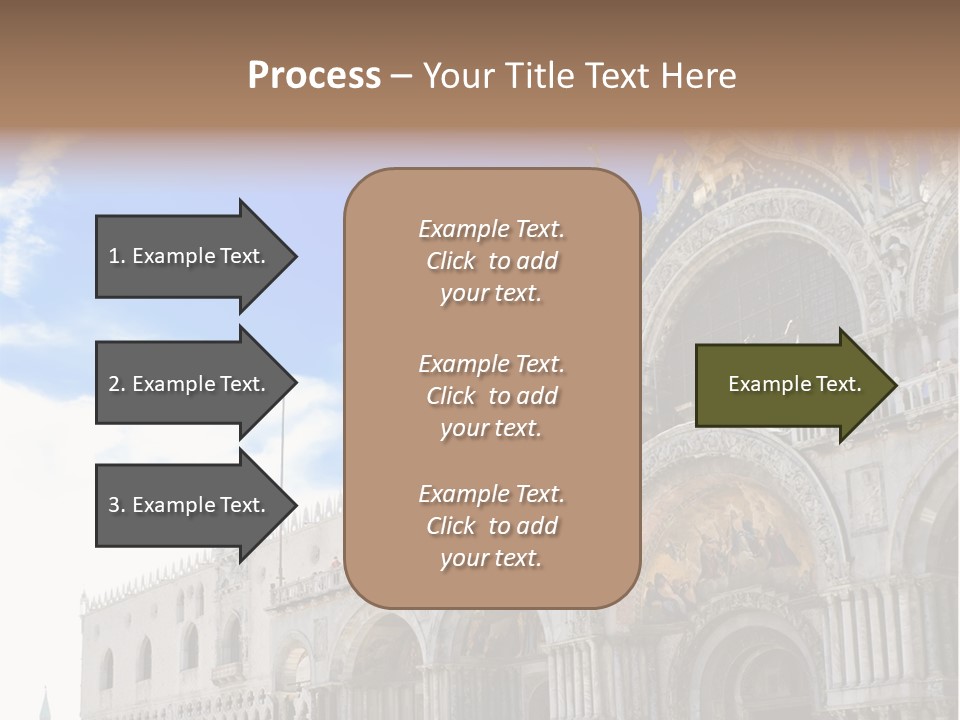 View Of Saint Mark Cathedral In Venice, Italy PowerPoint Template