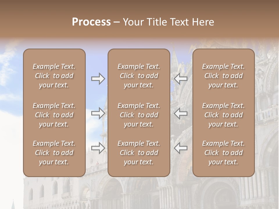 View Of Saint Mark Cathedral In Venice, Italy PowerPoint Template