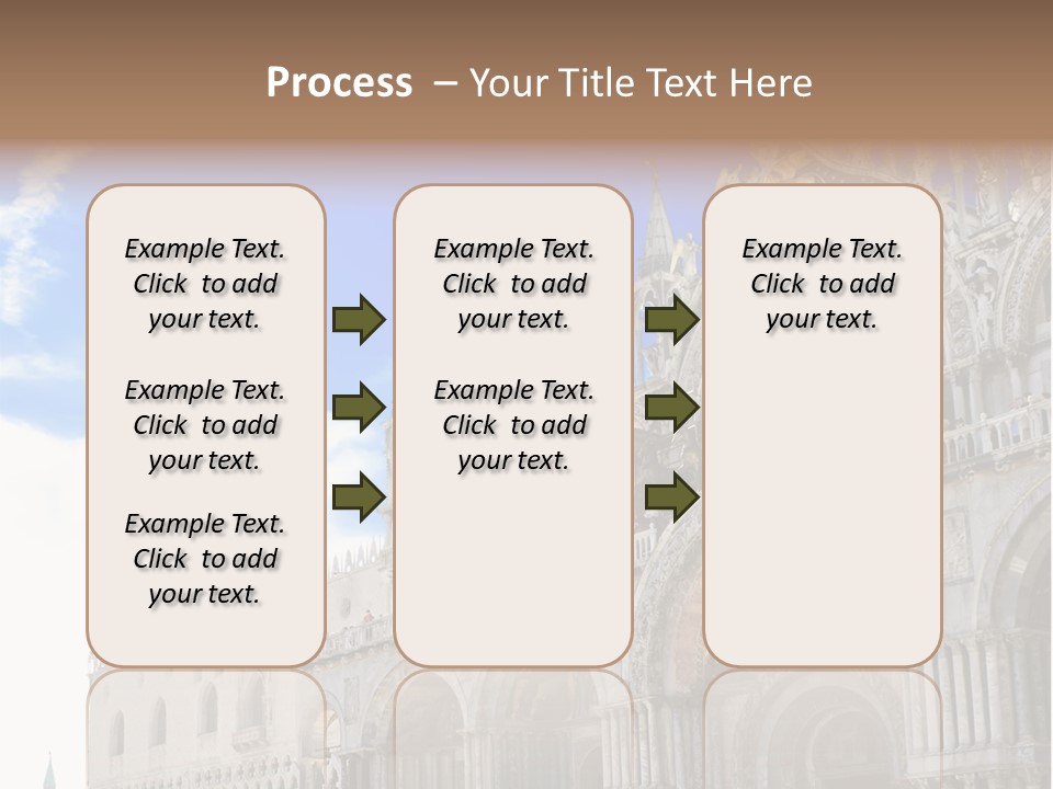 View Of Saint Mark Cathedral In Venice, Italy PowerPoint Template