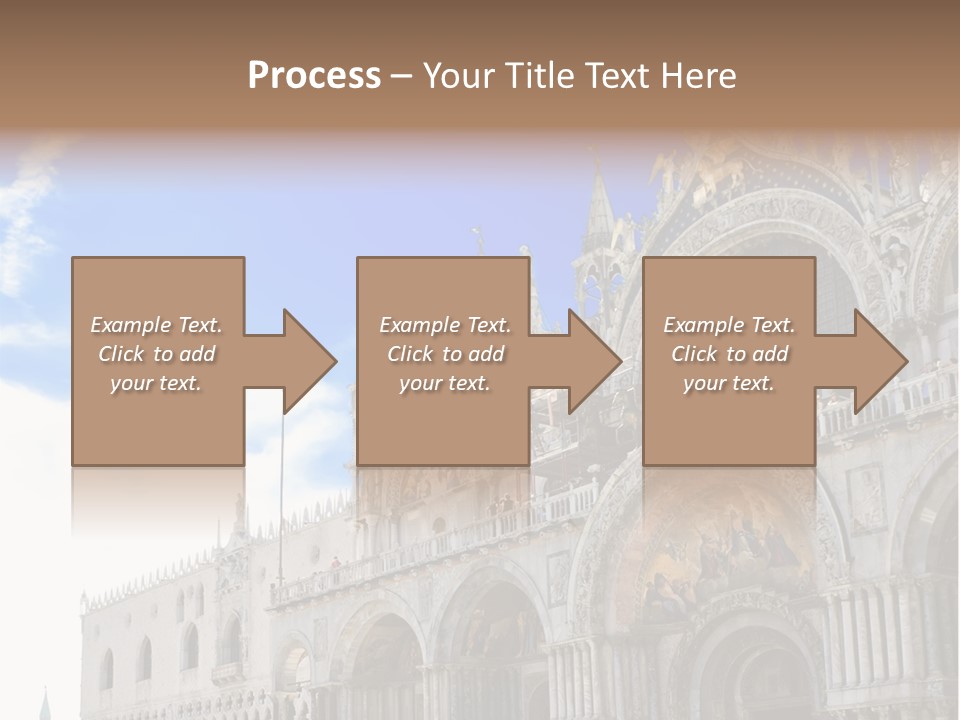 View Of Saint Mark Cathedral In Venice, Italy PowerPoint Template