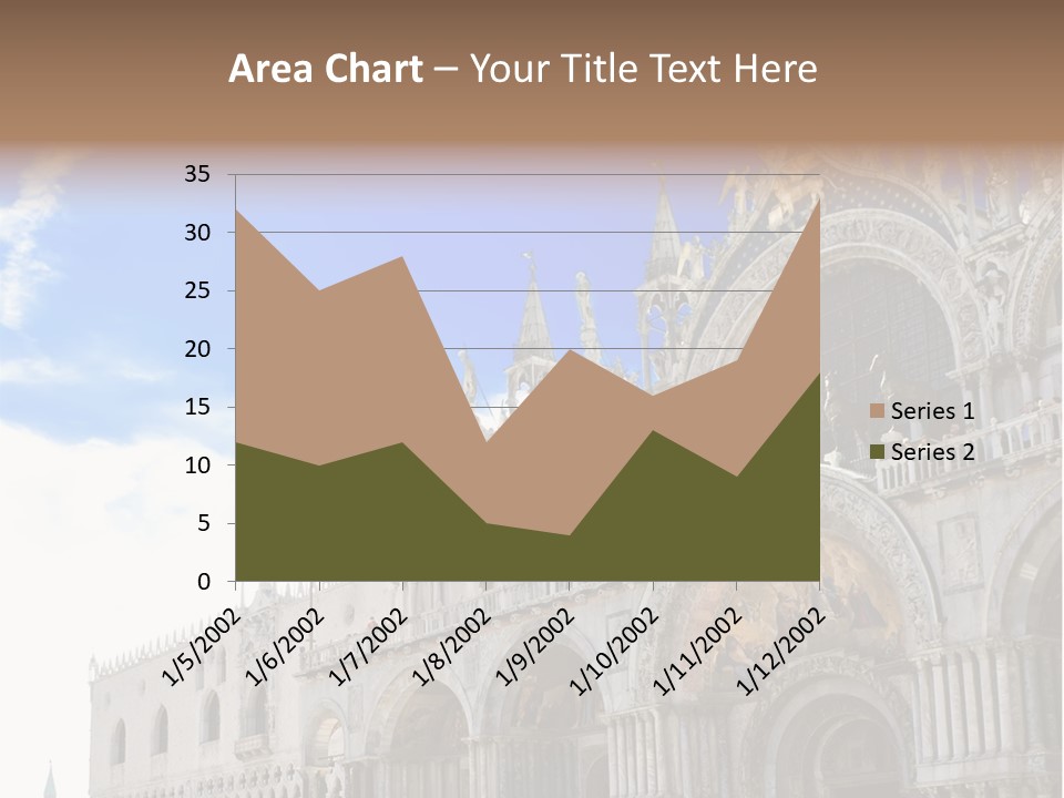 View Of Saint Mark Cathedral In Venice, Italy PowerPoint Template