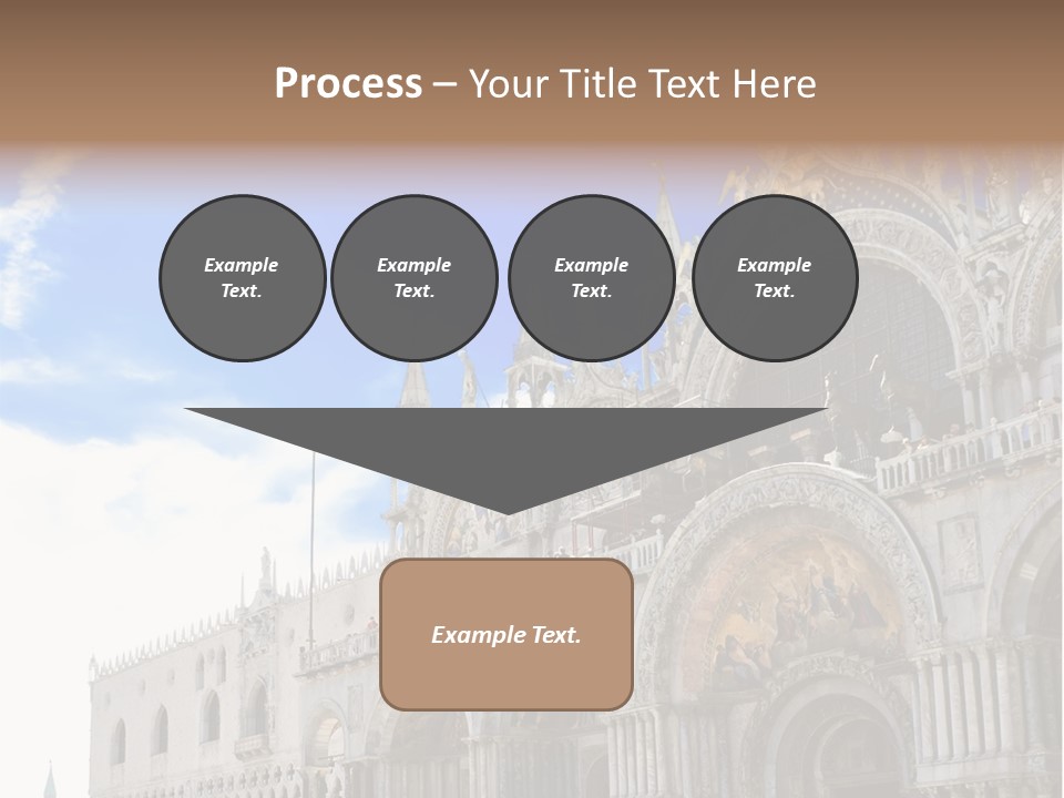 View Of Saint Mark Cathedral In Venice, Italy PowerPoint Template