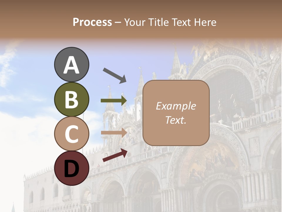 View Of Saint Mark Cathedral In Venice, Italy PowerPoint Template