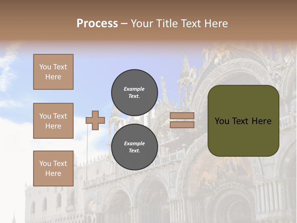 View Of Saint Mark Cathedral In Venice, Italy PowerPoint Template