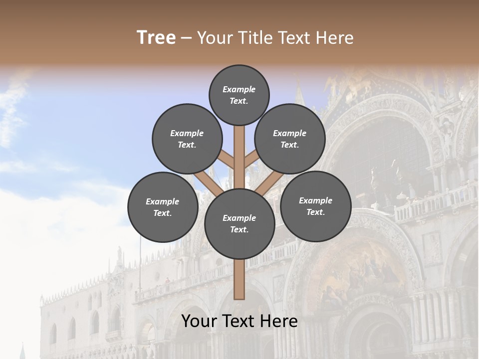View Of Saint Mark Cathedral In Venice, Italy PowerPoint Template