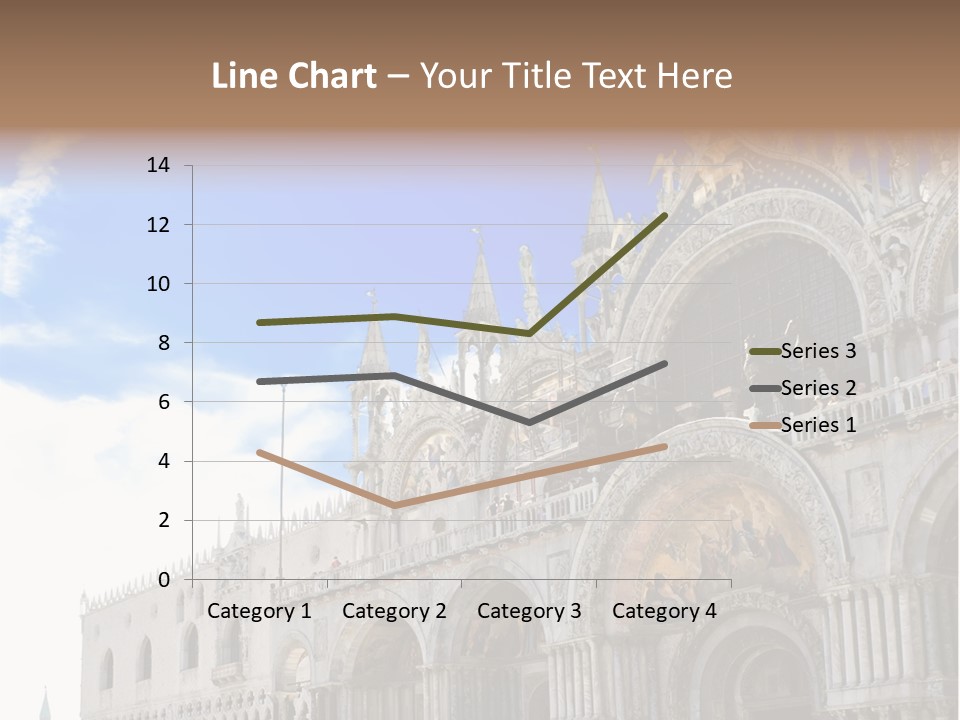 View Of Saint Mark Cathedral In Venice, Italy PowerPoint Template