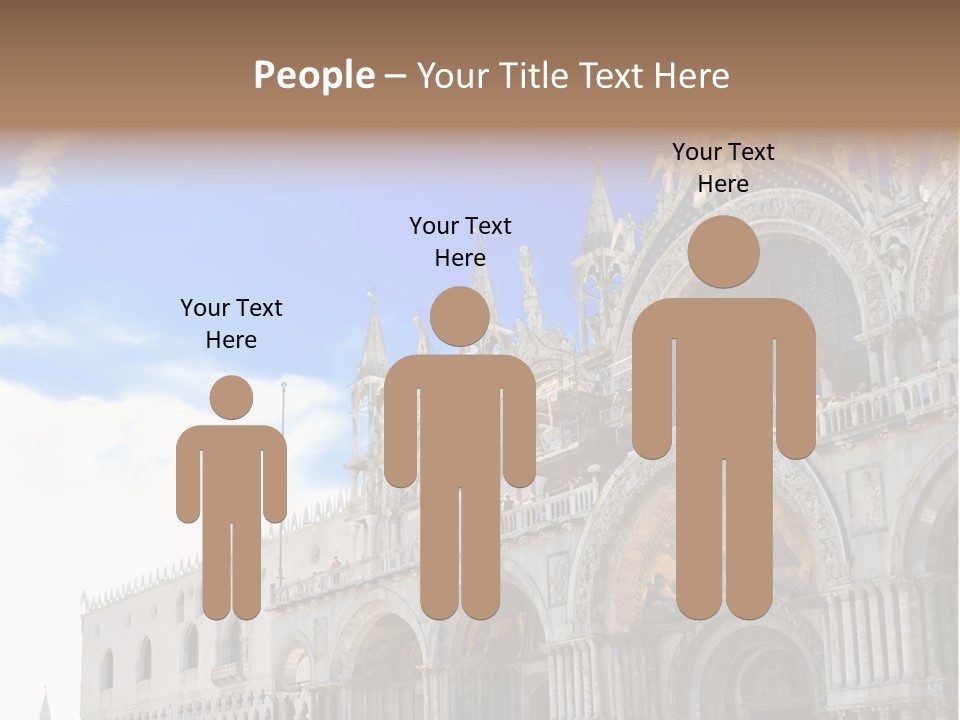 View Of Saint Mark Cathedral In Venice, Italy PowerPoint Template