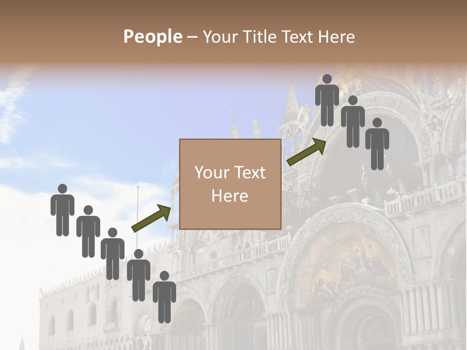 View Of Saint Mark Cathedral In Venice, Italy PowerPoint Template