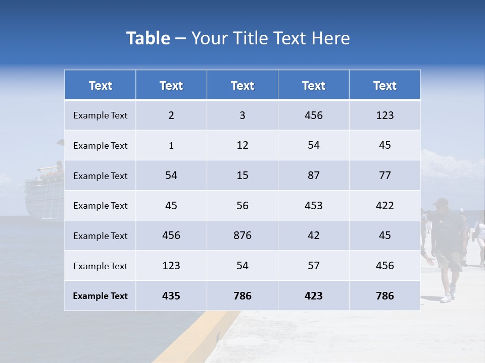 Cozumel, Mexico - March 23 : Carnival Cruise Line Ships Dock At The Harbor March 23, 2009 In Cozumel, Mexico. PowerPoint Template