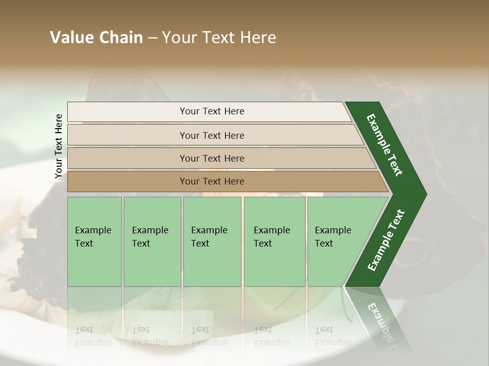 Owl Butterflies At Lunch (Butterfly House In Wien) PowerPoint Template