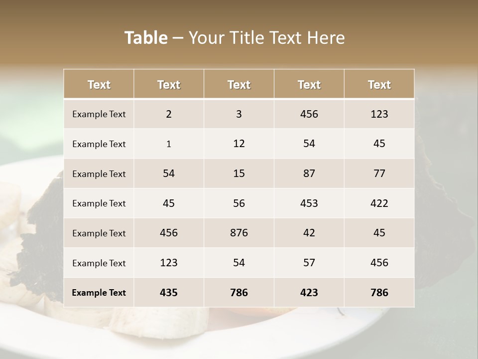 Owl Butterflies At Lunch (Butterfly House In Wien) PowerPoint Template