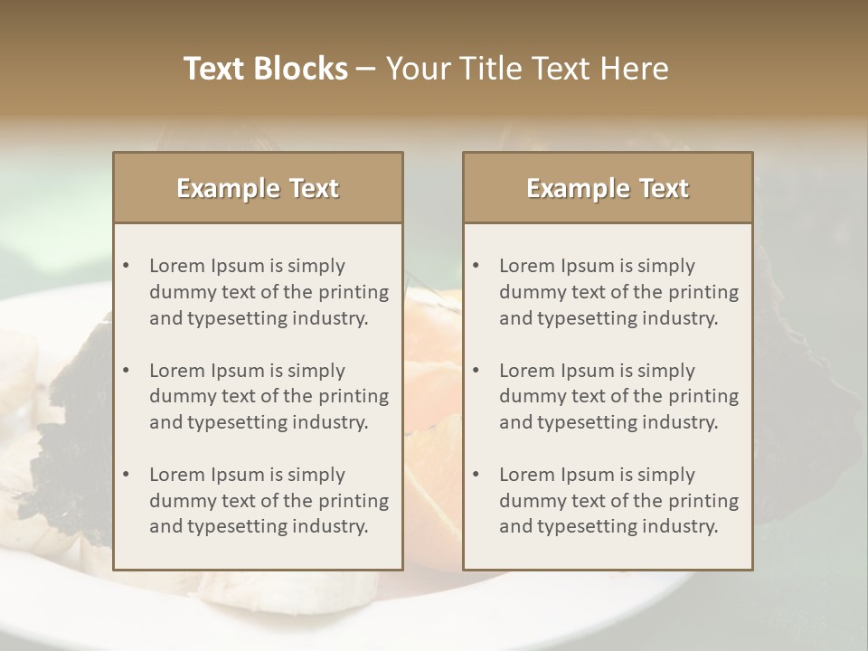 Owl Butterflies At Lunch (Butterfly House In Wien) PowerPoint Template