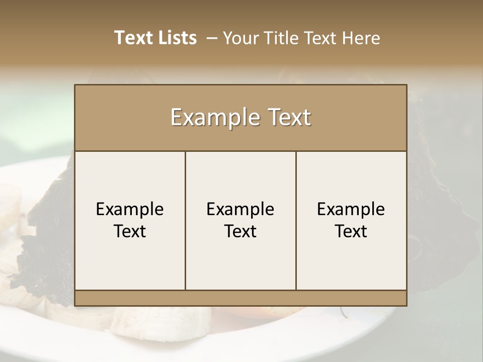 Owl Butterflies At Lunch (Butterfly House In Wien) PowerPoint Template