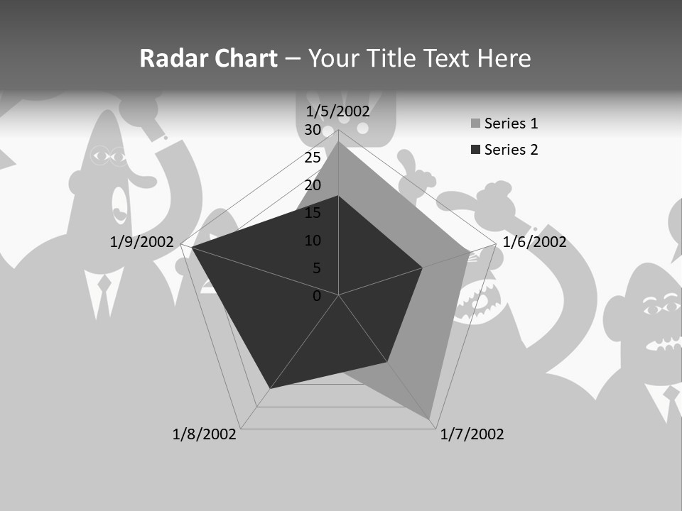 An Arguing Silhouette Crowd. Stock Vector Illustration: PowerPoint Template