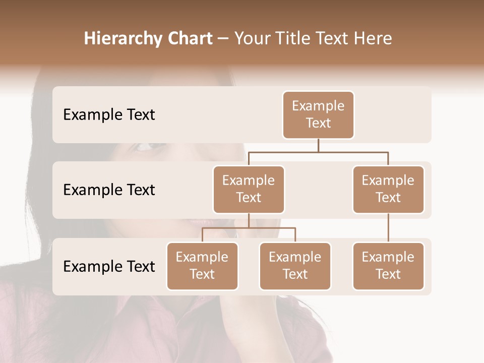 A Young Woman Is Very Nervous And Have Bad Habit By Biting Her Fingernail. PowerPoint Template