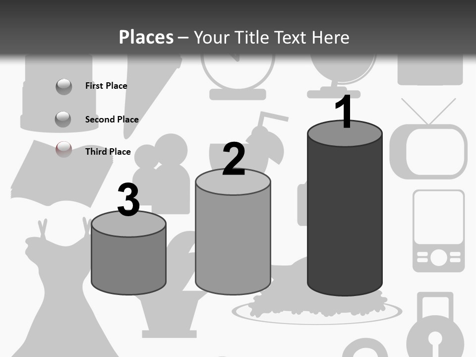 Silhouettes Web Icons PowerPoint Template