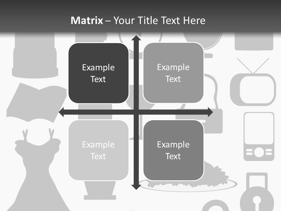 Silhouettes Web Icons PowerPoint Template