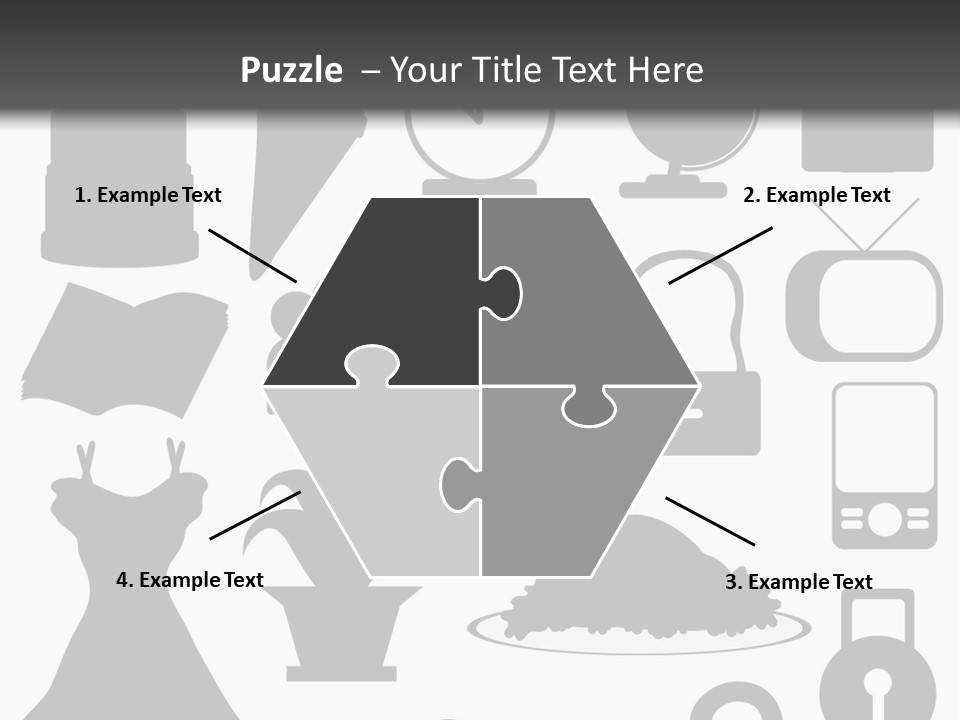 Silhouettes Web Icons PowerPoint Template