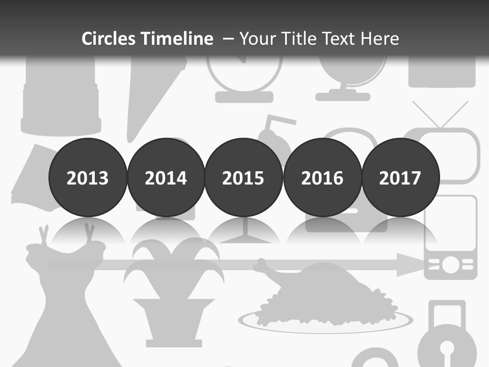 Silhouettes Web Icons PowerPoint Template