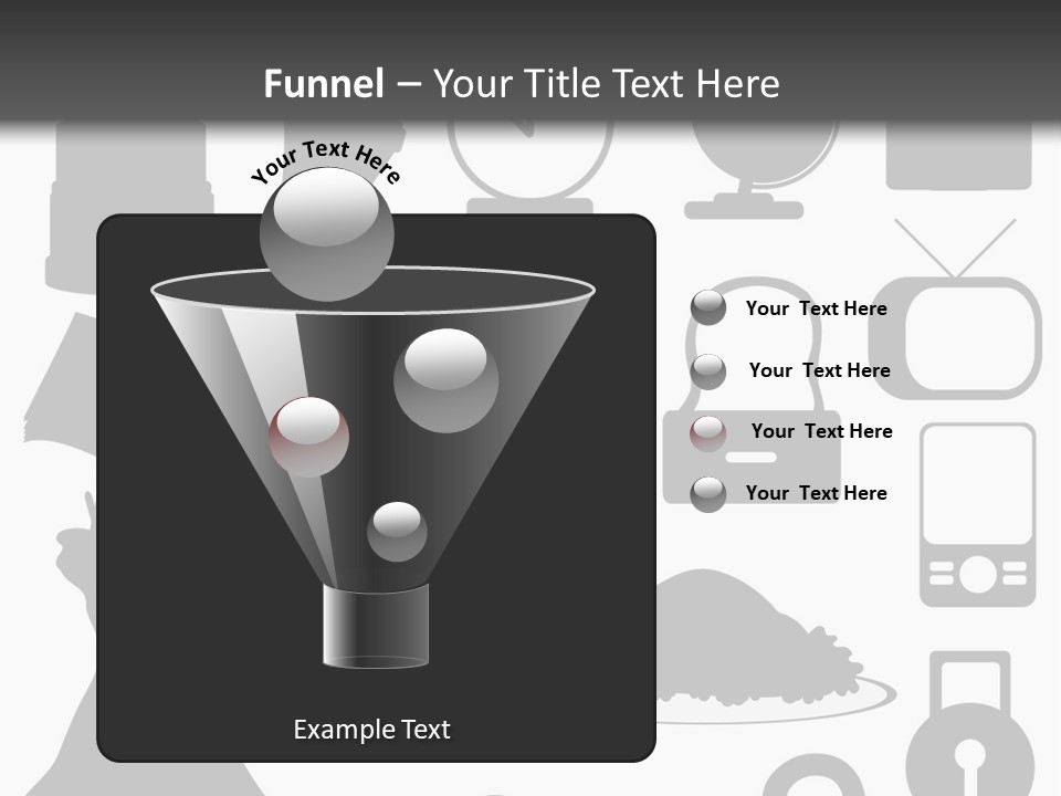 Silhouettes Web Icons PowerPoint Template
