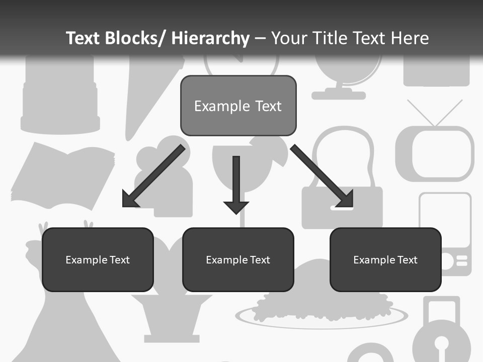 Silhouettes Web Icons PowerPoint Template