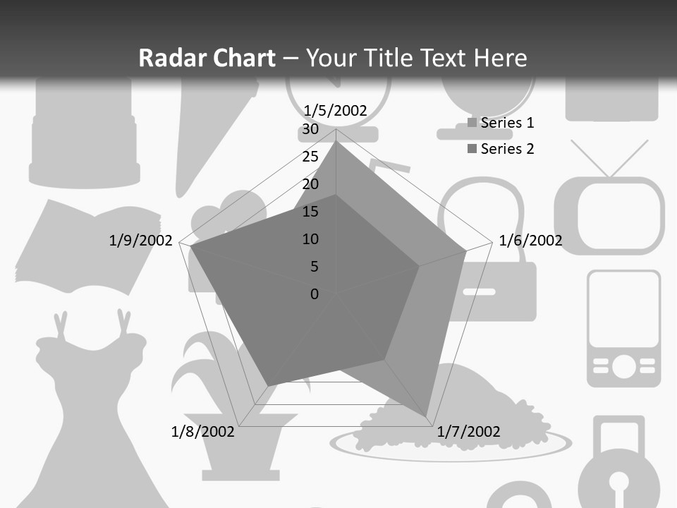 Silhouettes Web Icons PowerPoint Template