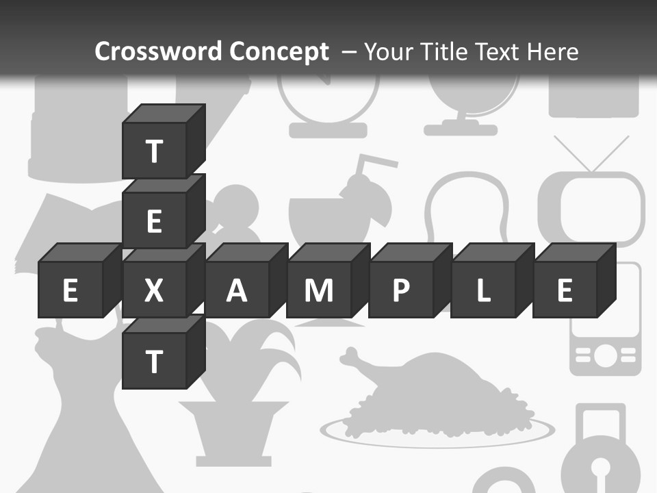 Silhouettes Web Icons PowerPoint Template