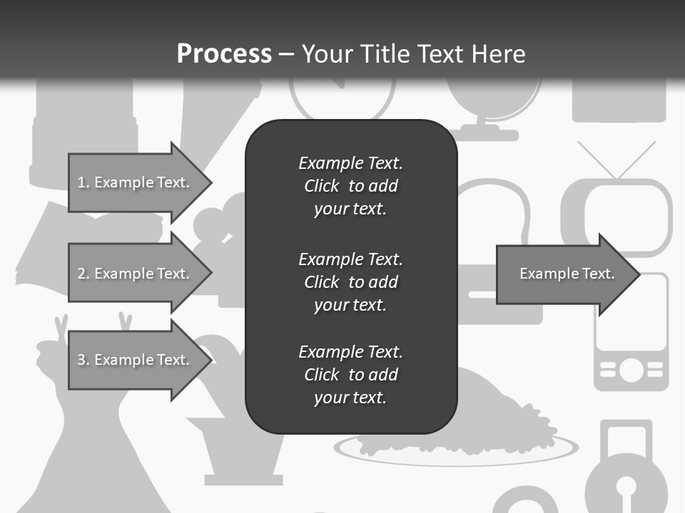 Silhouettes Web Icons PowerPoint Template