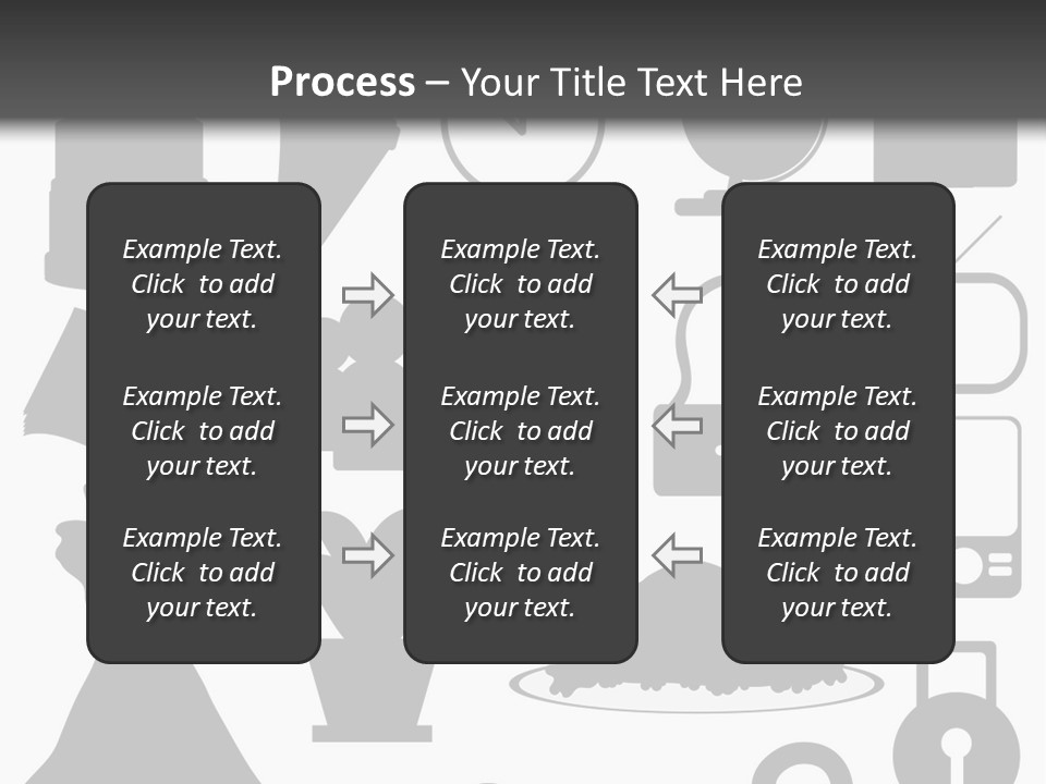 Silhouettes Web Icons PowerPoint Template