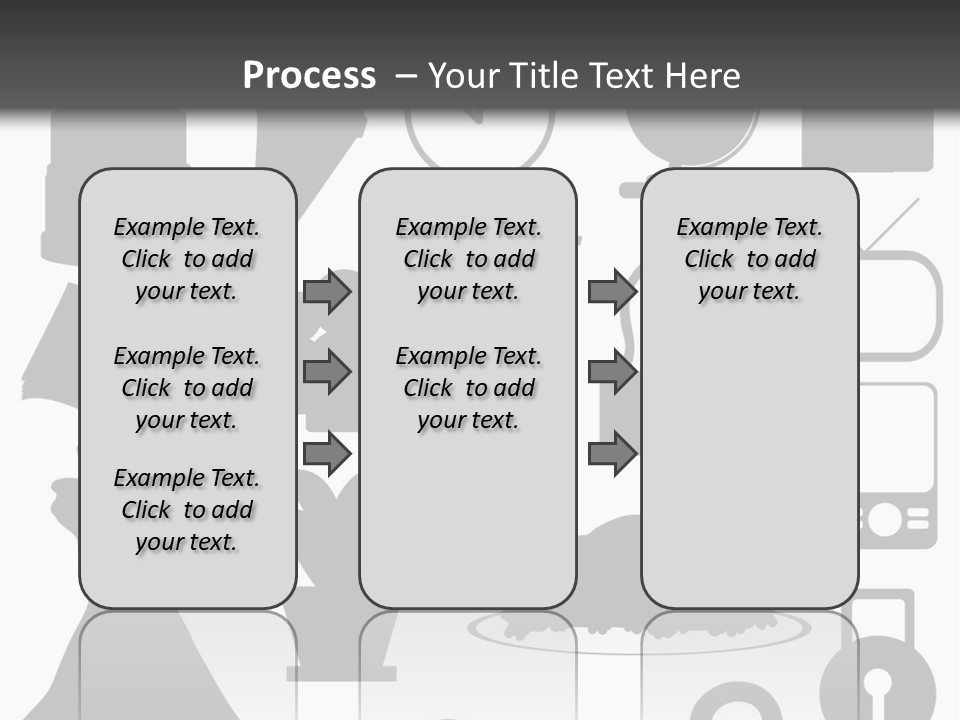 Silhouettes Web Icons PowerPoint Template