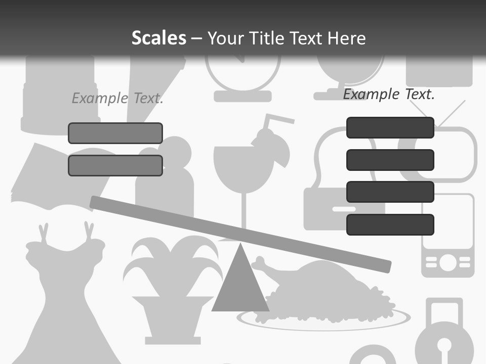 Silhouettes Web Icons PowerPoint Template