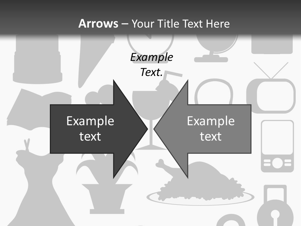 Silhouettes Web Icons PowerPoint Template