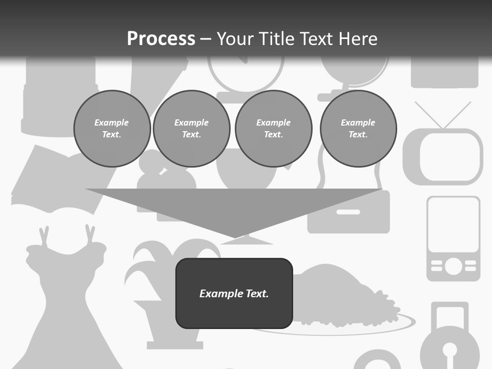 Silhouettes Web Icons PowerPoint Template