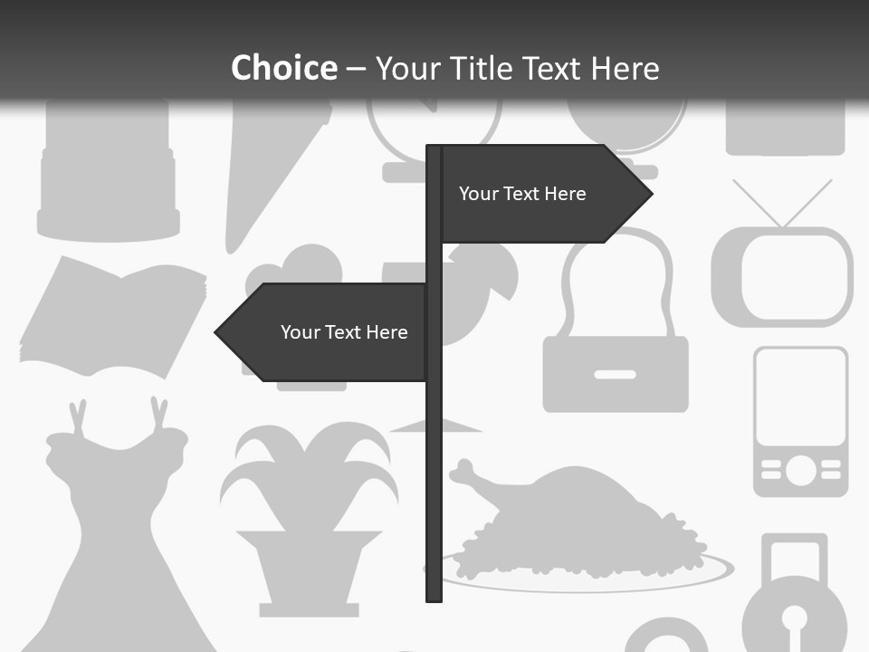 Silhouettes Web Icons PowerPoint Template