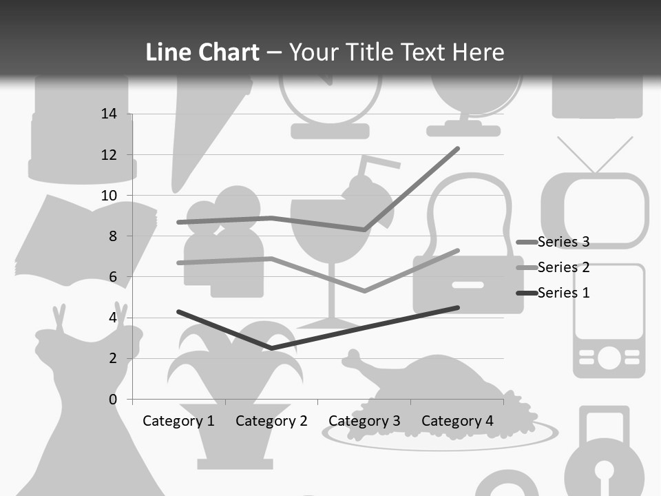 Silhouettes Web Icons PowerPoint Template