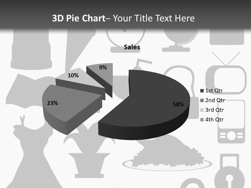 Silhouettes Web Icons PowerPoint Template