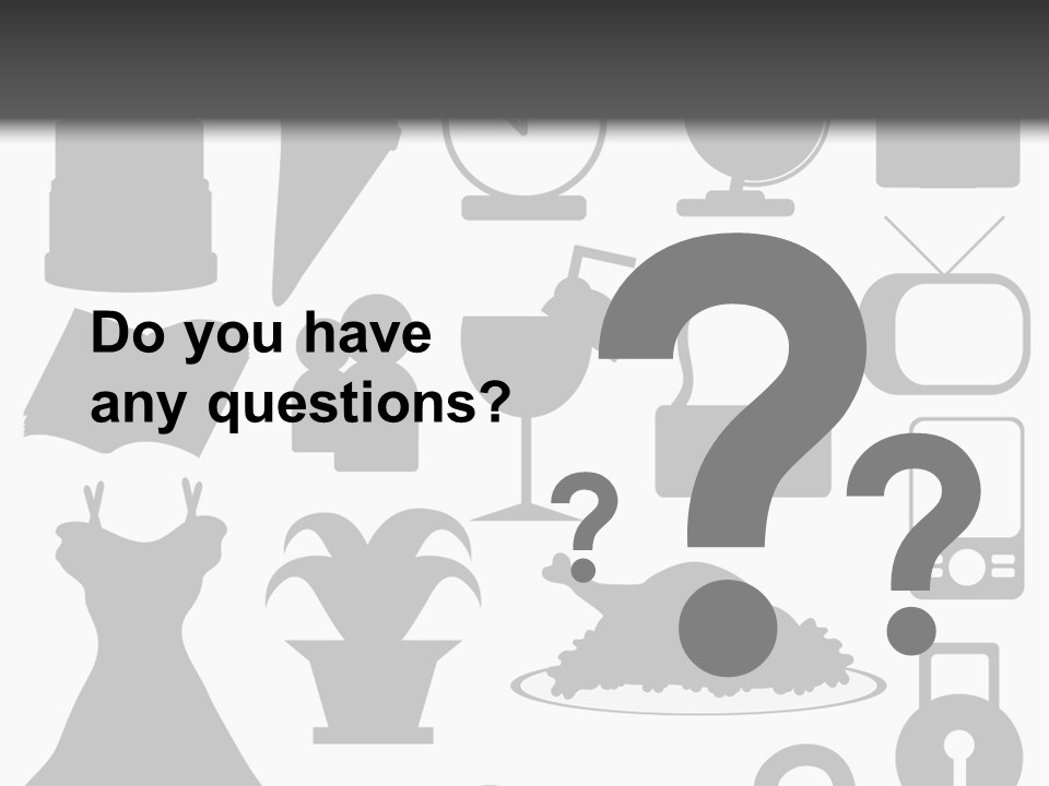 Silhouettes Web Icons PowerPoint Template