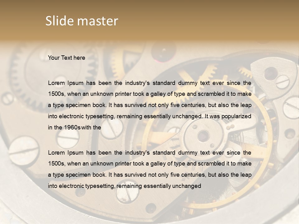 Clockwork PowerPoint Template