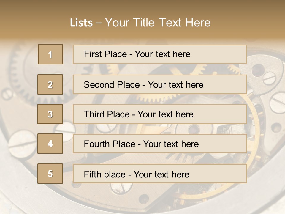Clockwork PowerPoint Template