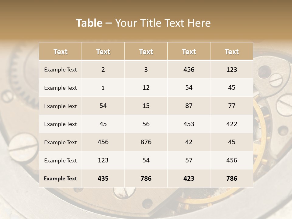 Clockwork PowerPoint Template