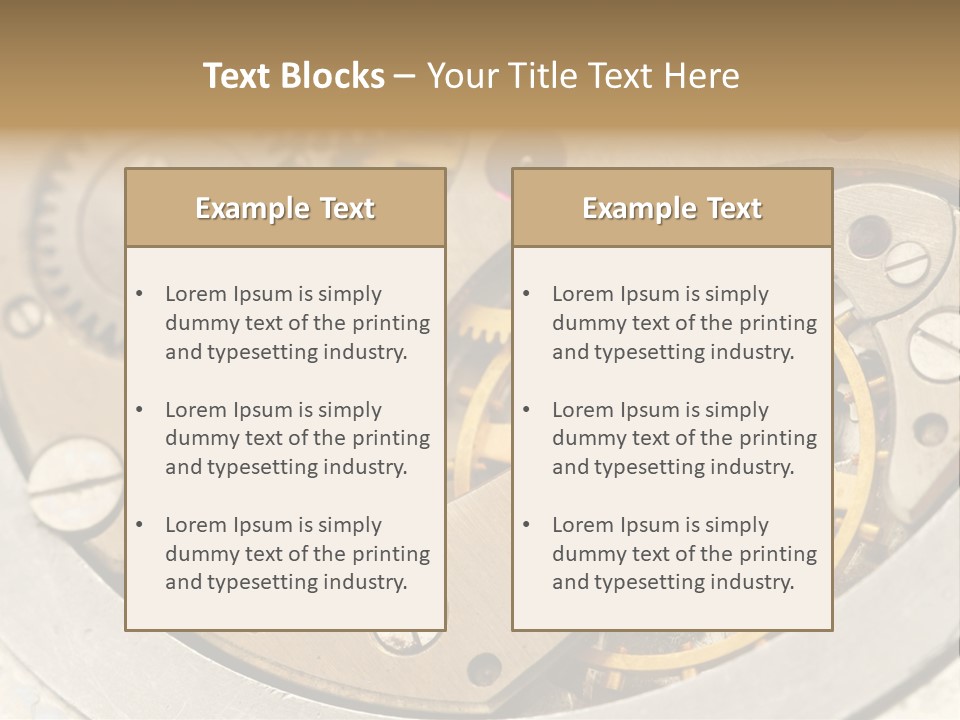 Clockwork PowerPoint Template